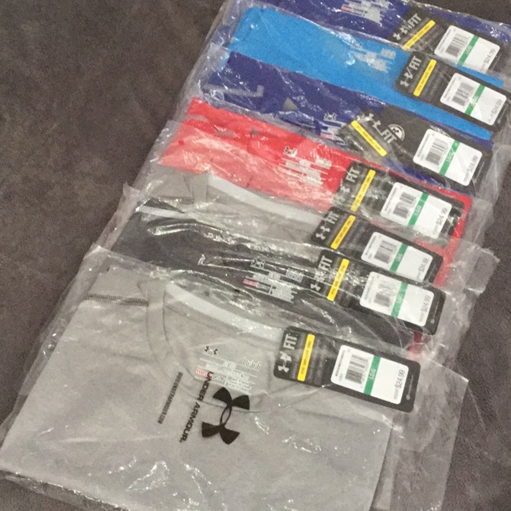 Under Armour fitted T-Shirts.  15.00 each.